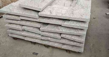 绥化芝麻白蘑菇石，自然面