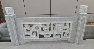 绥化芝麻白河道栏杆 桥栏杆