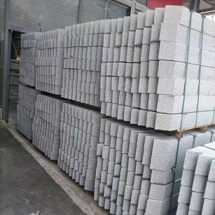 绥化芝麻白树围石 树池