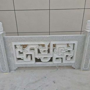 绥化芝麻白河道栏杆 桥栏杆