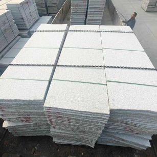 绥化芝麻白毛板，石材毛板