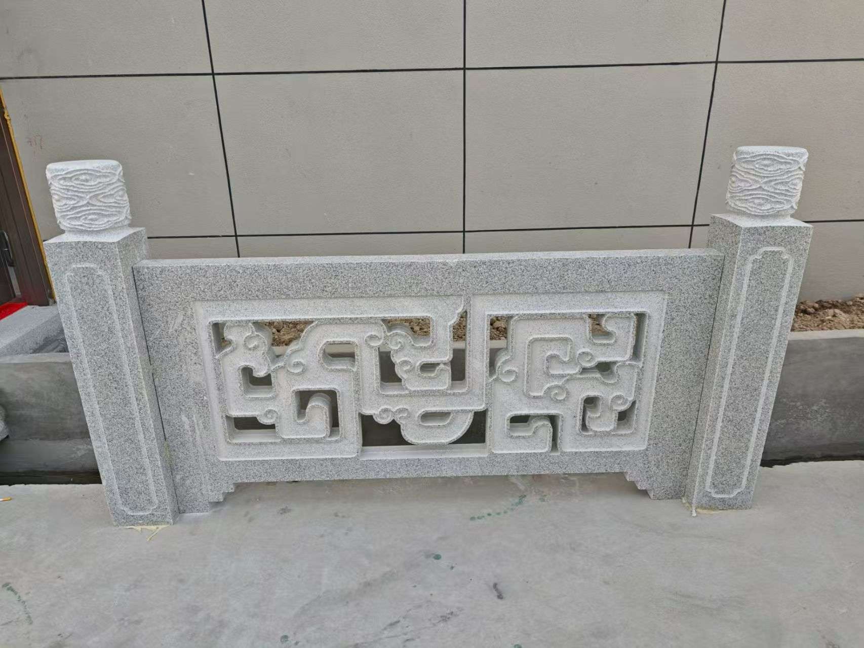 绥化芝麻白河道栏杆 桥栏杆
