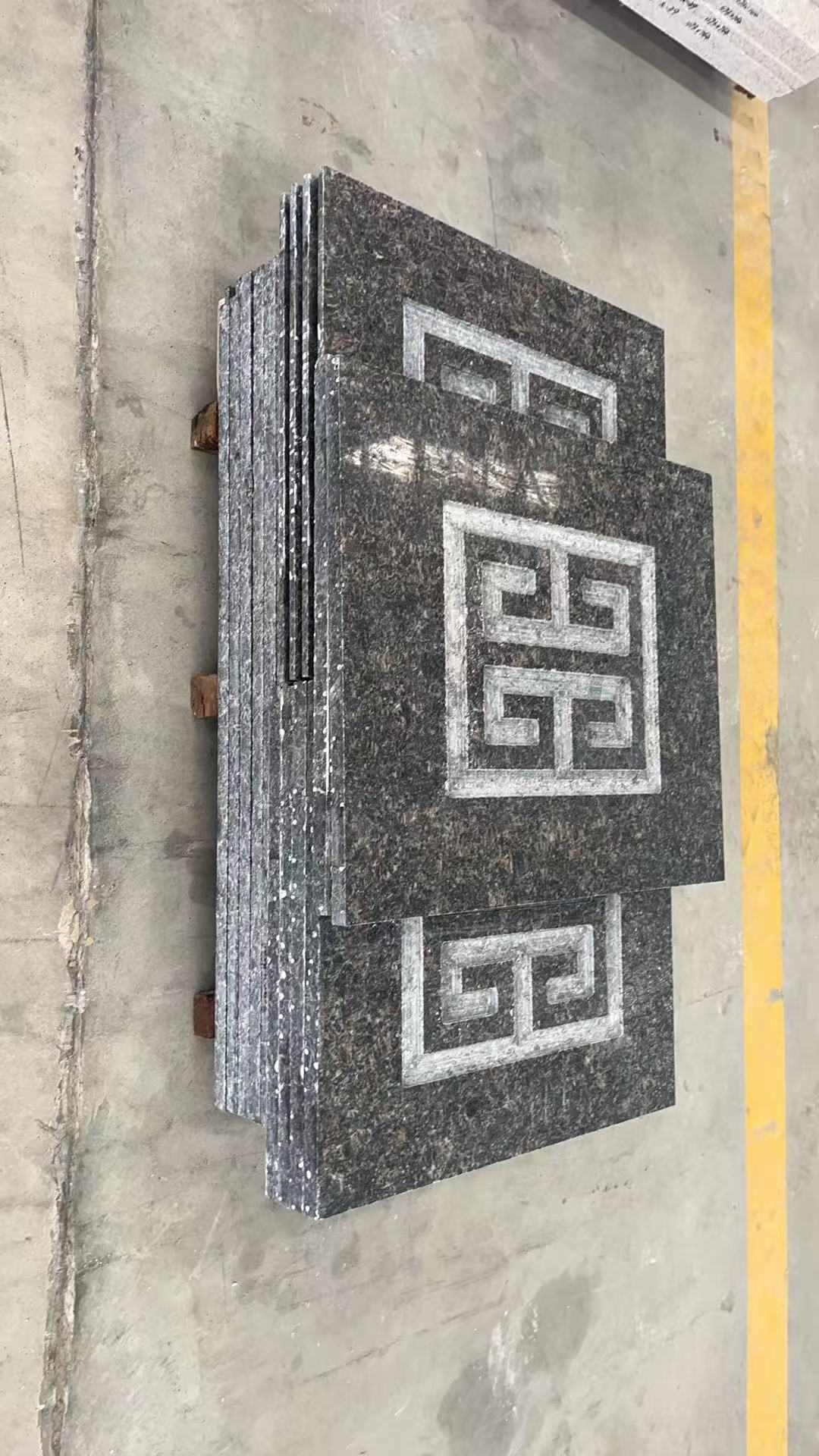 绥化英国棕回纹雕刻版